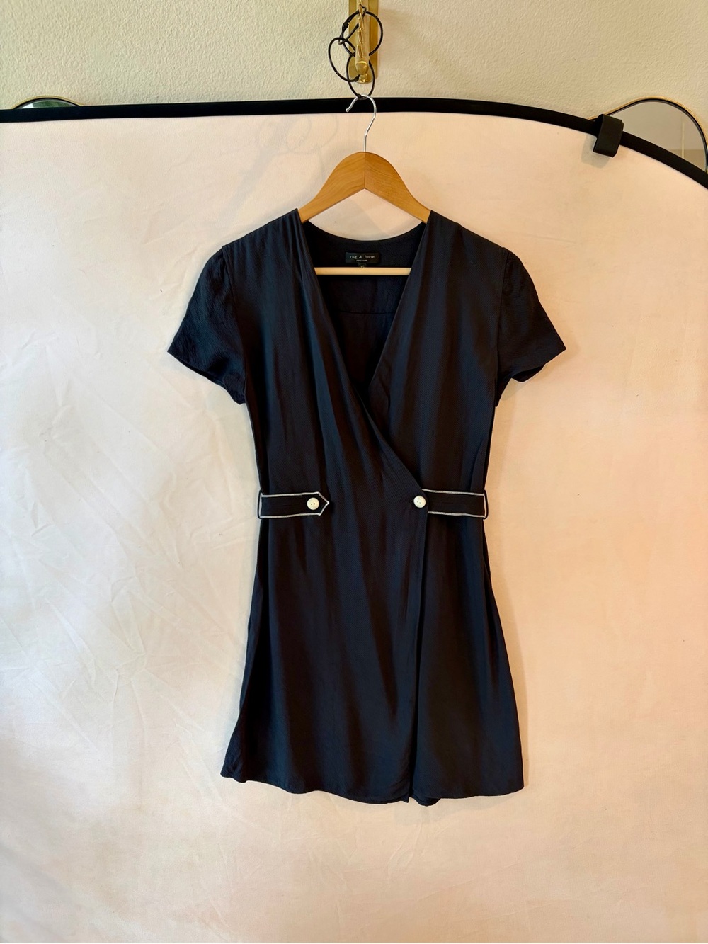 rag & bone Tabitha Mini Wrap Office Siren Dress